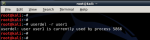 How to add remove user - Standard usernon-root - in Kali Linux - blackMORE Ops -13