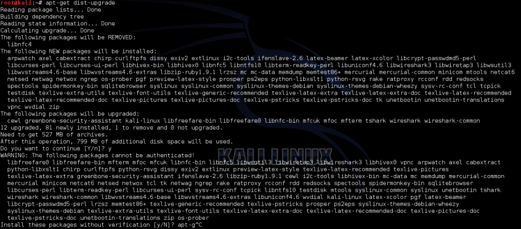 Fix WARNING The following packages cannot be authenticated! in Kali Linux - 1 - blackMORE Ops