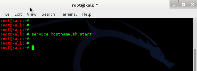 How to change hostname in Kali Linux - 7 - blackMORE Ops