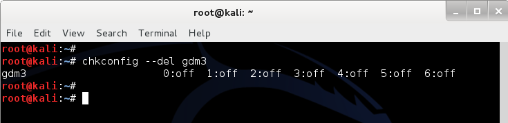 Disable gdm3 from run-level - Revert Kali Linux login to classic BackTrack command line login - 3 - blackMORE Ops