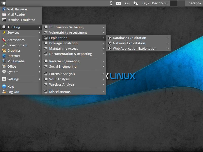 BackBox Linux - Notable Penetration Test Linux distributions of 2014 - blackMORE Ops