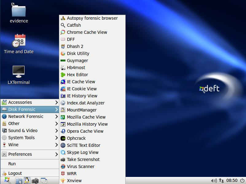 DEFT Linux - Notable Penetration Test Linux distributions of 2014 - blackMORE Ops