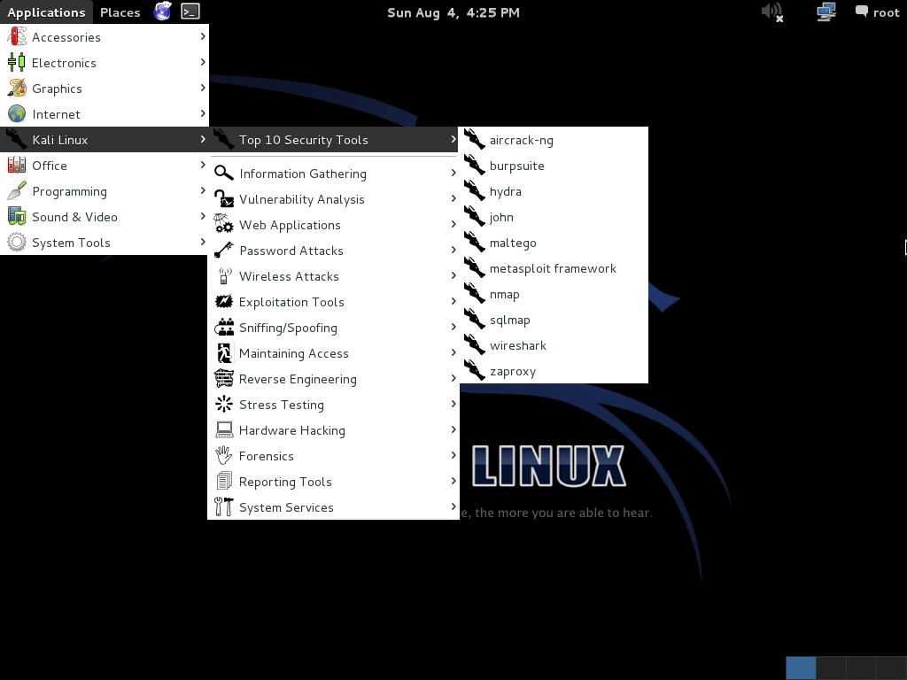Kali Linux - Notable Penetration Test Linux distributions of 2014 - blackMORE Ops