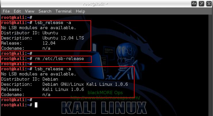 Kali Linux add PPA repository add-apt-repository - adding PPA Repository by rollback lsb_release details - 9 - blackMORE Ops