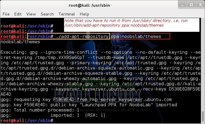 Kali Linux add PPA repository add-apt-repository - adding PPA Repository using add-apt-repository - 7 - blackMORE Ops