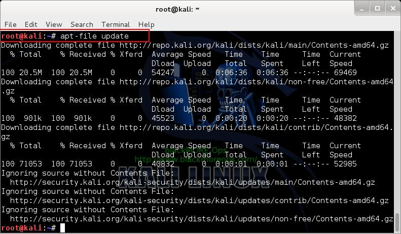 Kali Linux add PPA repository add-apt-repository - update apt-file - 3 - blackMORE Ops