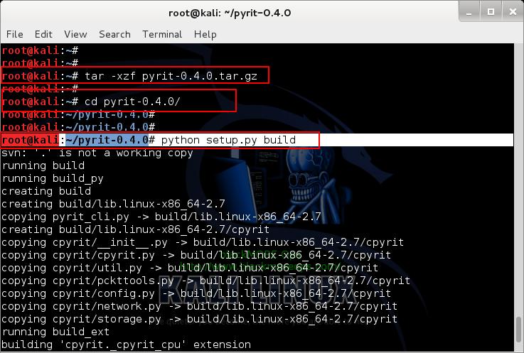 Extract and Build Pyrit - 4 - Install NVIDIA driver kernel Module CUDA and Pyrit on Kali Linux - blacKMORE Ops