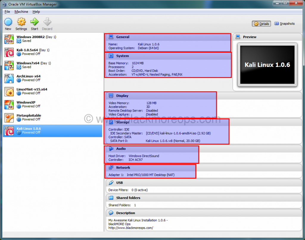 A detailed guide on installing Kali Linux on VirtualBox - blackMORE Ops - (21)
