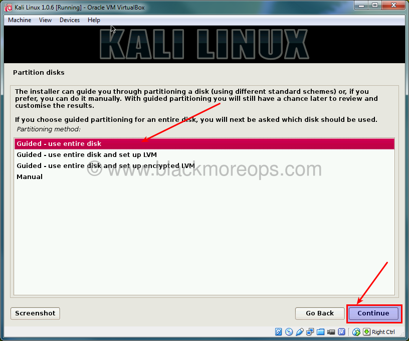 A detailed guide on installing Kali Linux on VirtualBox - blackMORE Ops - (31)