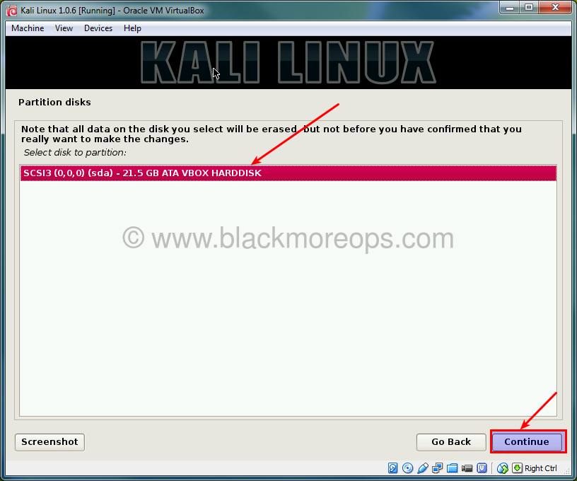 A detailed guide on installing Kali Linux on VirtualBox - blackMORE Ops - (32)