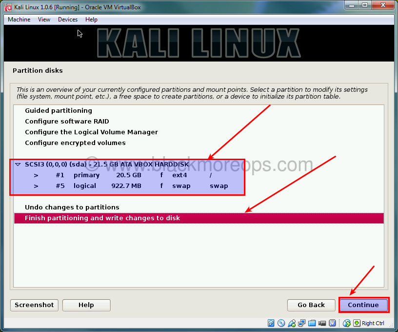 A detailed guide on installing Kali Linux on VirtualBox - blackMORE Ops - (34)