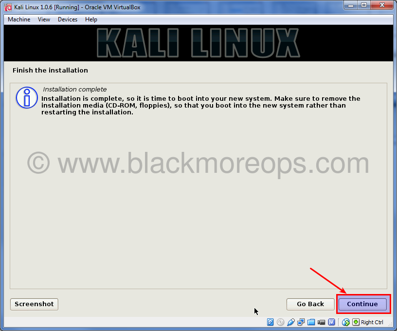 Kali Linux VirtualBOX Installation