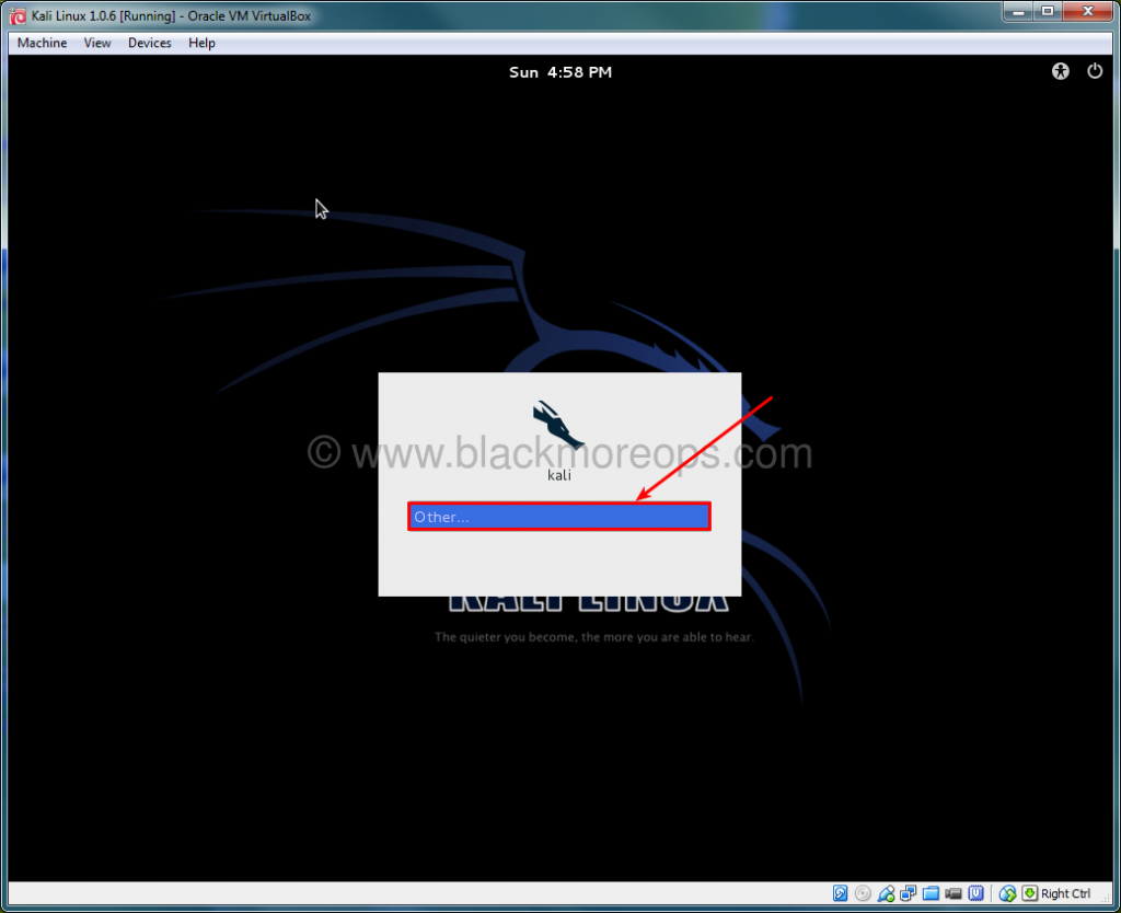 A detailed guide on installing Kali Linux on VirtualBox - blackMORE Ops - (41)