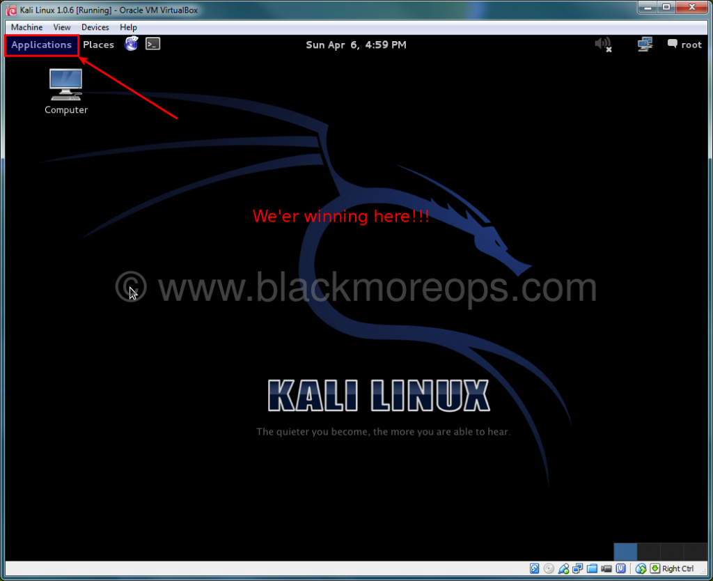 A detailed guide on installing Kali Linux on VirtualBox - blackMORE Ops - (43)