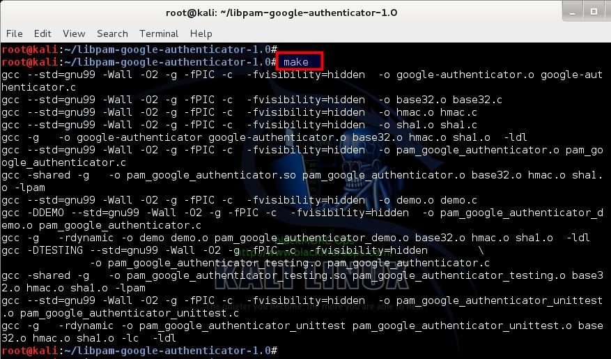 4 - Compile extracted Google Authenticator PAM module from GoogleCode - blackMORE Ops