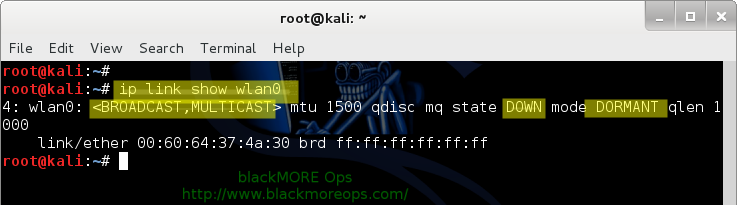 Connect to WiFi network in Linux from command line - Check device status- blackMORE Ops-2