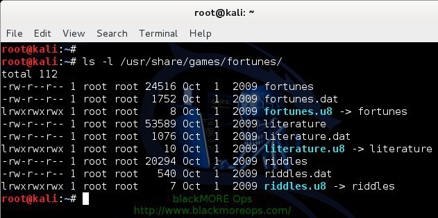 Random quotes and creatures using Fortune and Cowsay in Linux terminal - blackMORE Ops -3