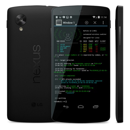 NetHunter supported devices - Nexus 5 - blackMORE Ops -1