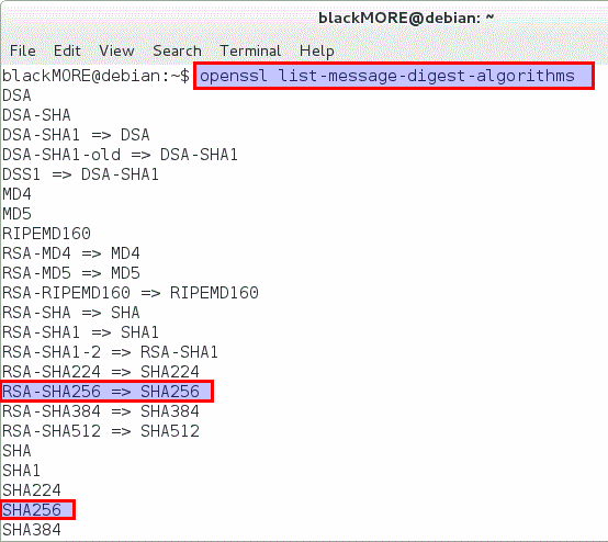 Generating self-signed x509 certificate with 2048-bit key and sha256 hash using OpenSSL - blackMORE Ops - 3