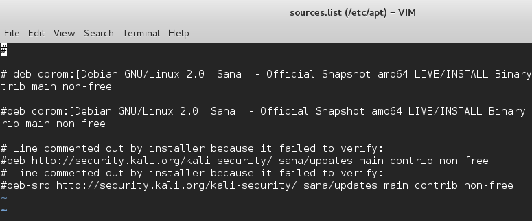 Segmentation fault when updating Kali Linux 2.0 Sana - blackMORE Ops -2