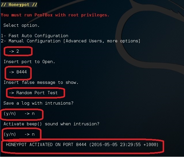 Set up a honeypot in Kali Linux - blackMORE Ops - 9