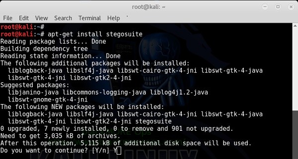 Hide Embed text file in Picture using Stegosuite in Kali Linux - Install StegoSuite - blackMORE Ops - 1