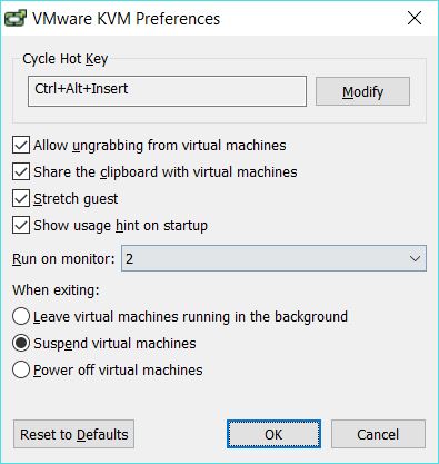 VMware KVM mode with VMware Workstation - blackMORE Ops - 2