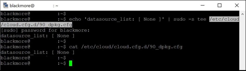 Remove cloud-init from Ubuntu - blackMORE Ops - 1