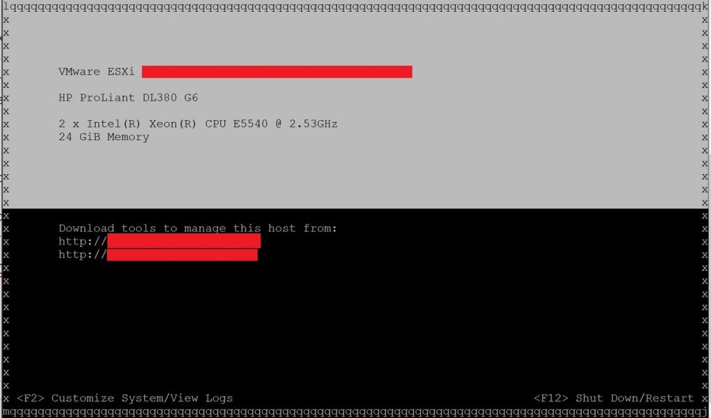 Accessing ESXi console screen from an SSH session - 2