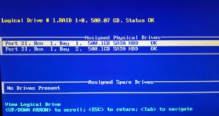 Accessing the RAID setup on an HP Proliant DL380 G7 - 5