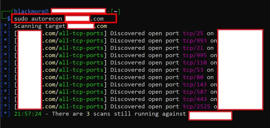 Automatic Network Reconnaissance using Autorecon in Kali Linux