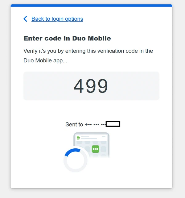 How to Add Two-Factor Authentication in WordPress for Free 434 DUO Universal Prompt showing 2-step verification screen